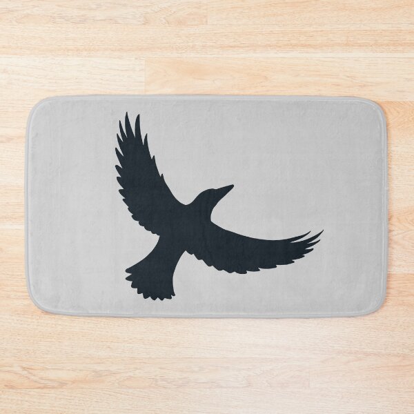 Item preview, Magpie Flight – Black on Grey designed and sold by ImperfectLife.