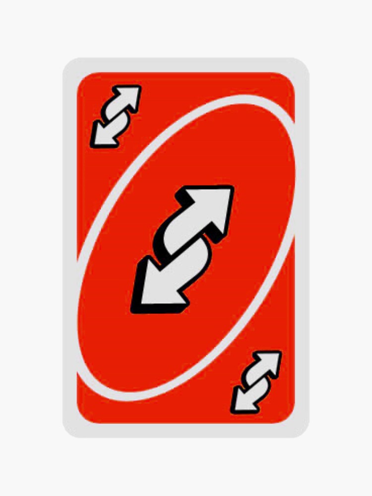Uno Reverse Sticker for iOS & Android
