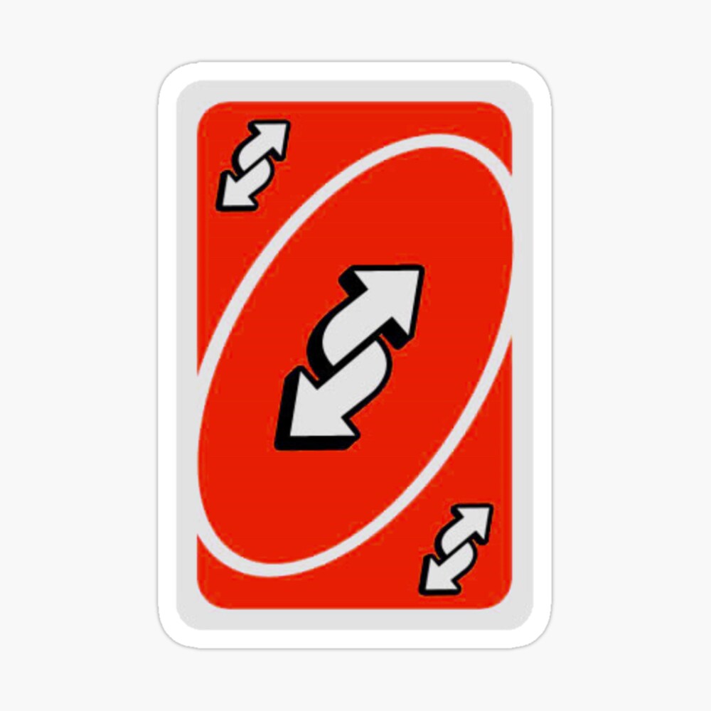 Uno Reverse Sticker for iOS & Android