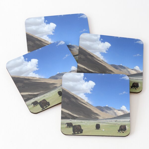 Item preview, The Yaks of Ladakh Photography canvas prints designed and sold by PunMan Army.