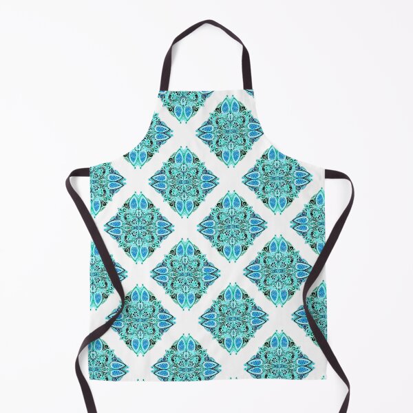 Item preview, green and turquoise pattern designed and sold by Hagar Cohen.