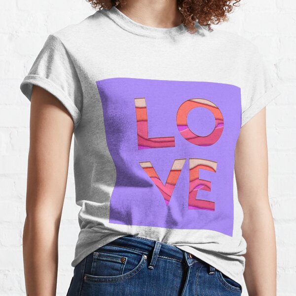 Purple Love Classic T-Shirt