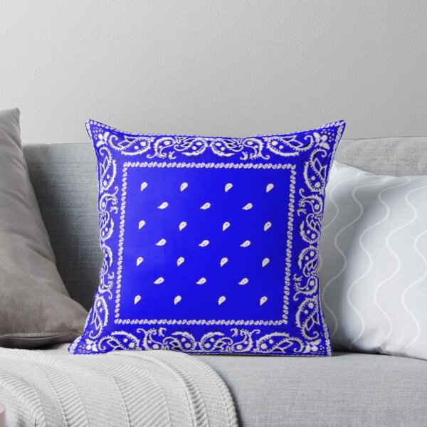 Aperçu de l'œuvre NOMADES Trendy Western Royal Blue bandana créée et vendue par Nomades.