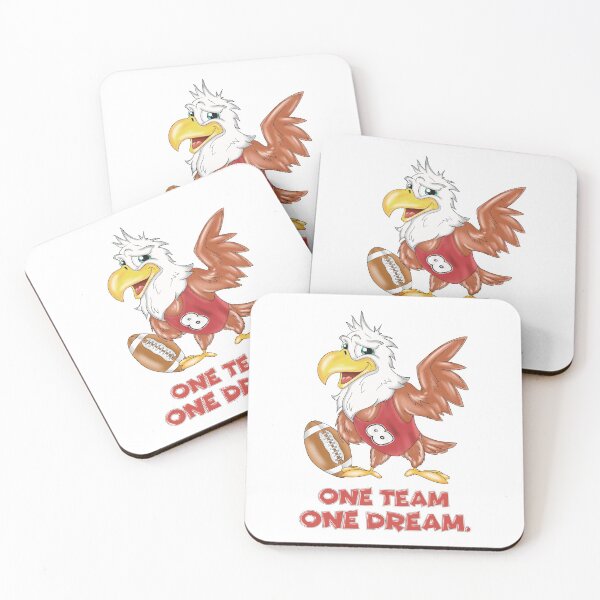 Item preview, Football Eagle ...One Team One Dream designed and sold by Balazs Borzon.