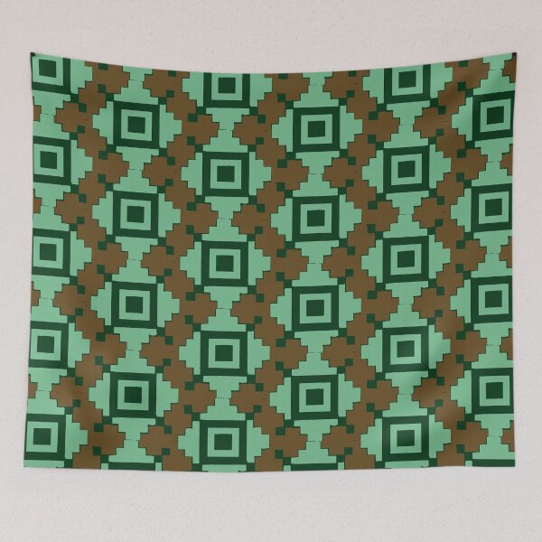 Item preview, Green and Brown Pixel Art designed and sold by KDStout.