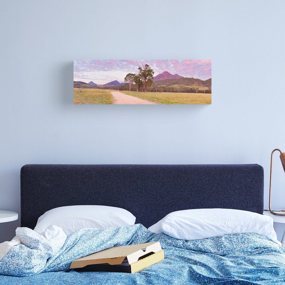 Rosey Dawn over Mt Barney, South-East Queensland, Australia Canvas Print