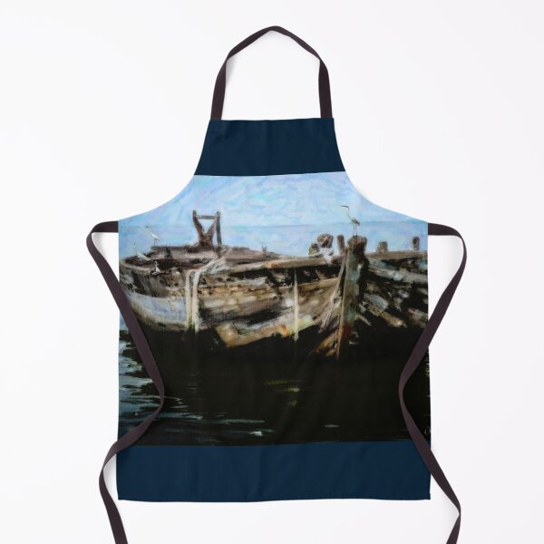 Item preview, Old Wooden Fishing Boat designed and sold by Chris Armytage™.