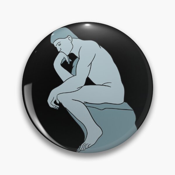 Item preview, Rodin - The Thinker (blue version) - Philosophy Overlord designed and sold by isstgeschichte.