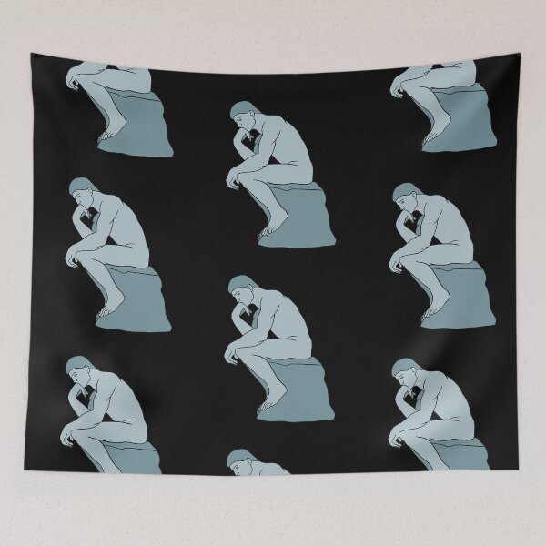 Item preview, Rodin - The Thinker (blue version) - Philosophy Overlord designed and sold by isstgeschichte.