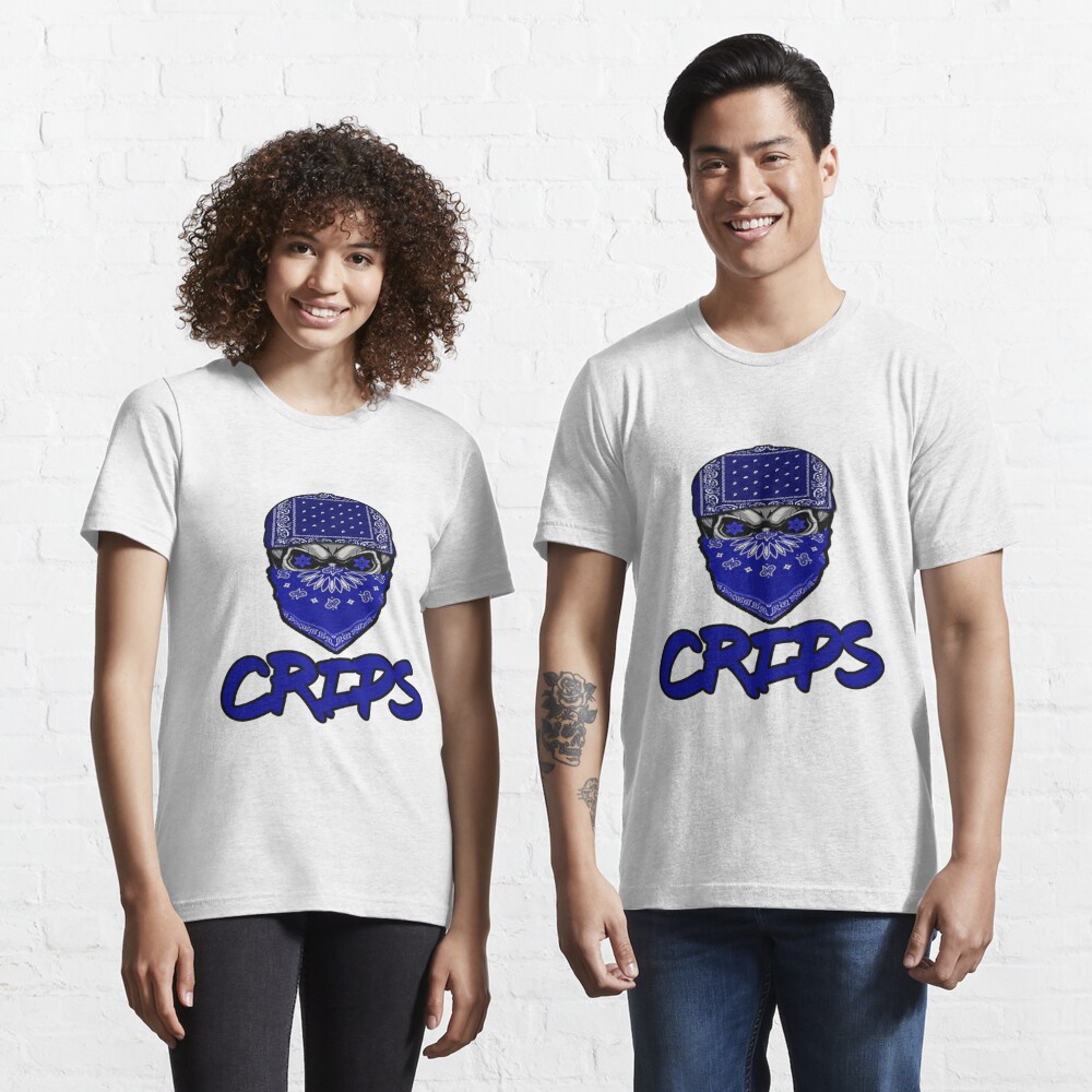 Skull Gang Crips T Shirt For Sale By 4e Hokage Redbubble Crips T