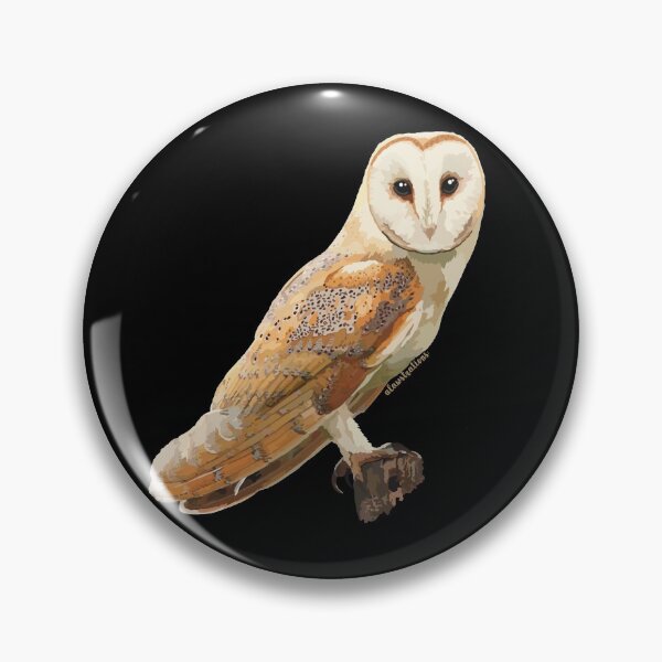 Item preview, Barn Owl (Tyto alba) designed and sold by Alawstrations.