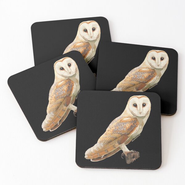Item preview, Barn Owl (Tyto alba) designed and sold by Alawstrations.