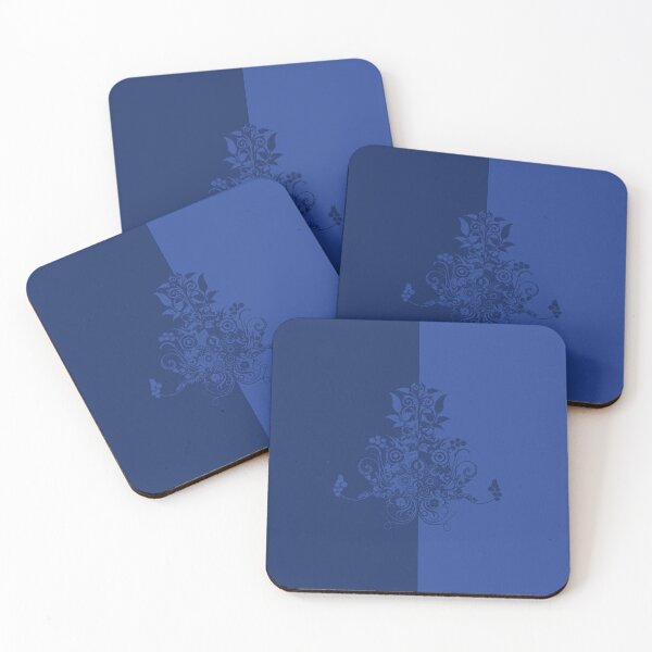 Item preview, Dual tone blue swirly designed and sold by Anteia.