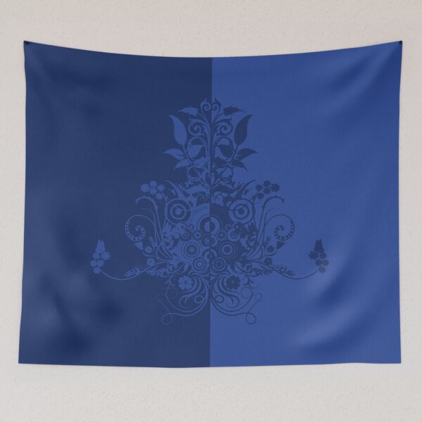 Item preview, Dual tone blue swirly designed and sold by Anteia.