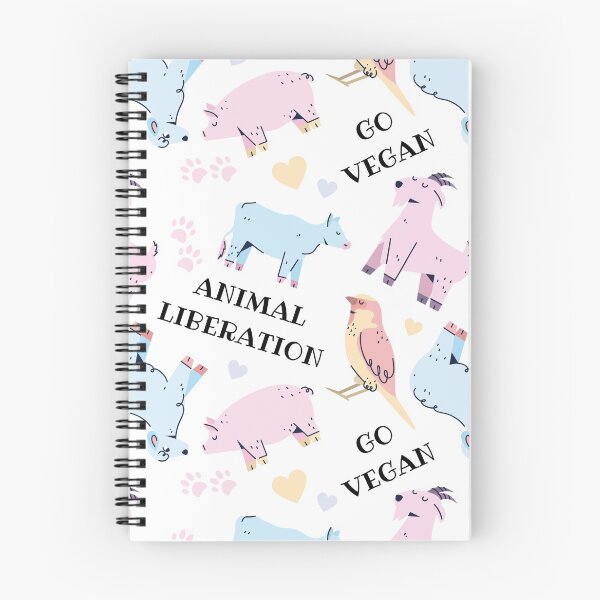 Item preview, Animal Liberation - Go Vegan | Cute Animal Pattern designed and sold by EarlessPierre.