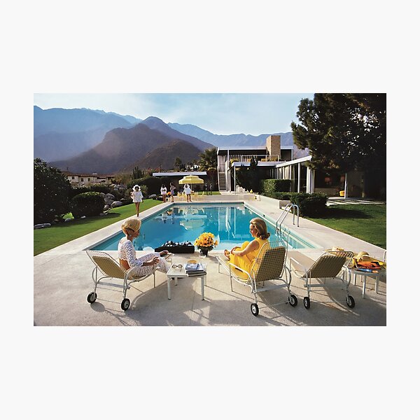 pool side glamour and elegant for girl Photographic Print