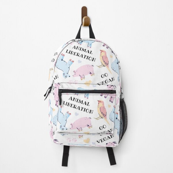 Item preview, Animal Liberation - Go Vegan | Cute Animal Pattern designed and sold by EarlessPierre.