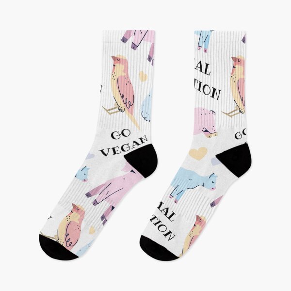 Item preview, Animal Liberation - Go Vegan | Cute Animal Pattern designed and sold by EarlessPierre.