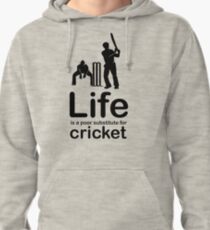 Cricket v Life - White Pullover Hoodie