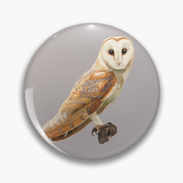 Item preview, Barn Owl (Tyto alba) designed and sold by Alawstrations.