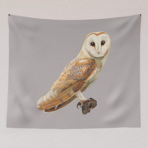 Item preview, Barn Owl (Tyto alba) designed and sold by Alawstrations.