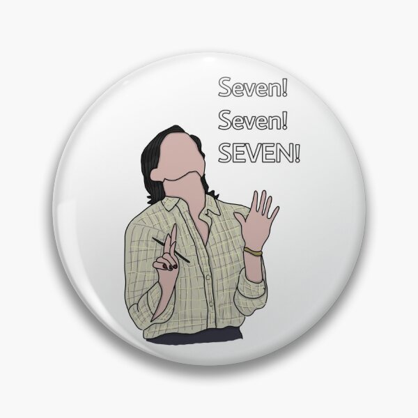 Item preview, Monica Geller - Seven!- Sticker designed and sold by saintsdesign.