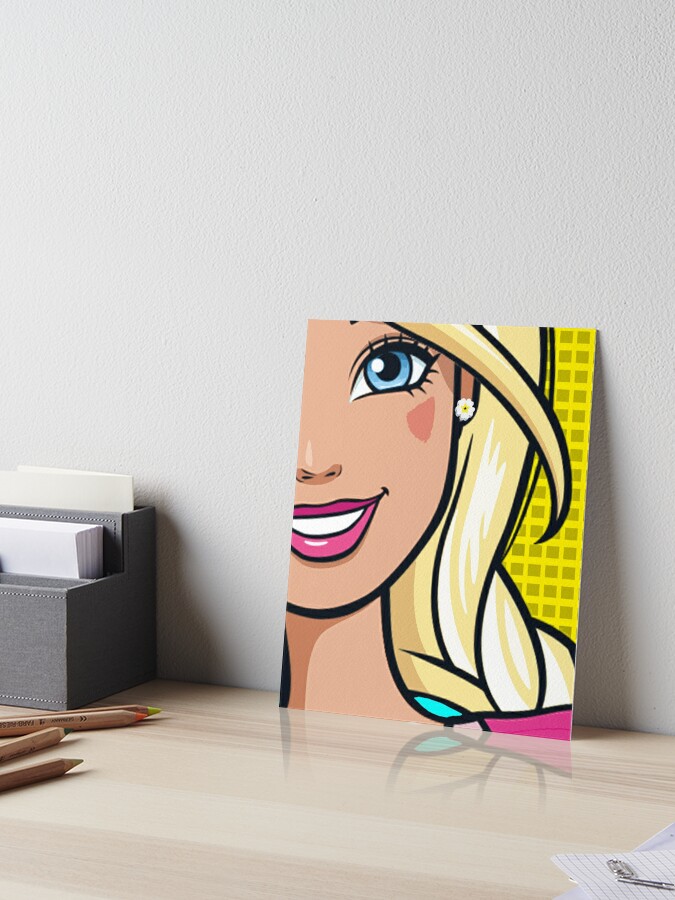 Kunde menneskelige ressourcer Kollisionskursus Barbie Face." Art Board Print for Sale by GAIA-LV | Redbubble