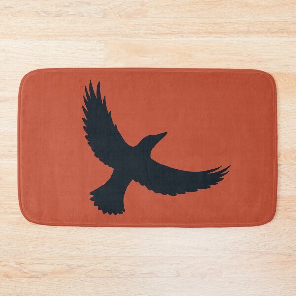 Item preview, Magpie Flight – Black on Ochre designed and sold by ImperfectLife.