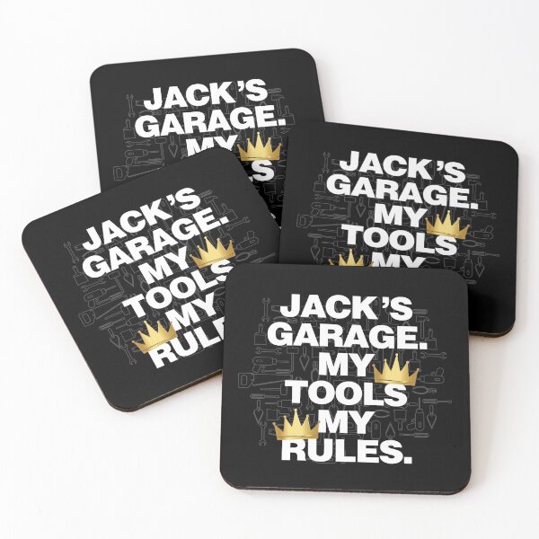 Item preview, Jack Garage My Tools, My Rules designed and sold by HelloFromAja.