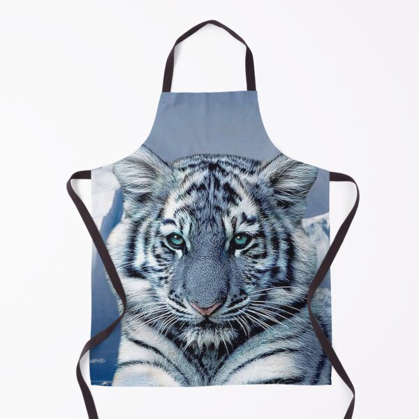 Item preview, Blue White Tiger designed and sold by Erika Kaisersot.