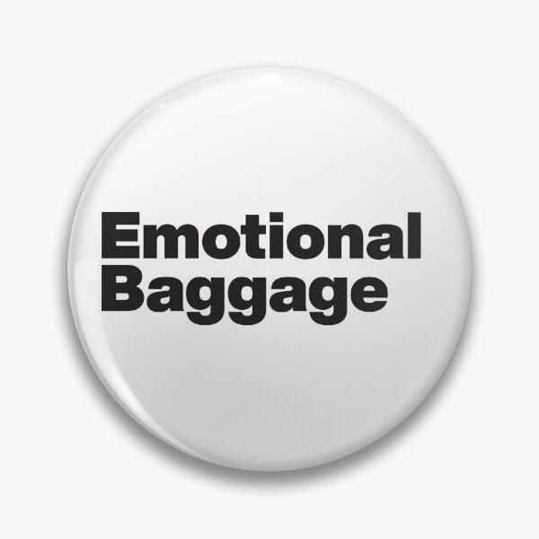 Item preview, Emotional Baggage - Black Text Graphic designed and sold by TypeHaus™.