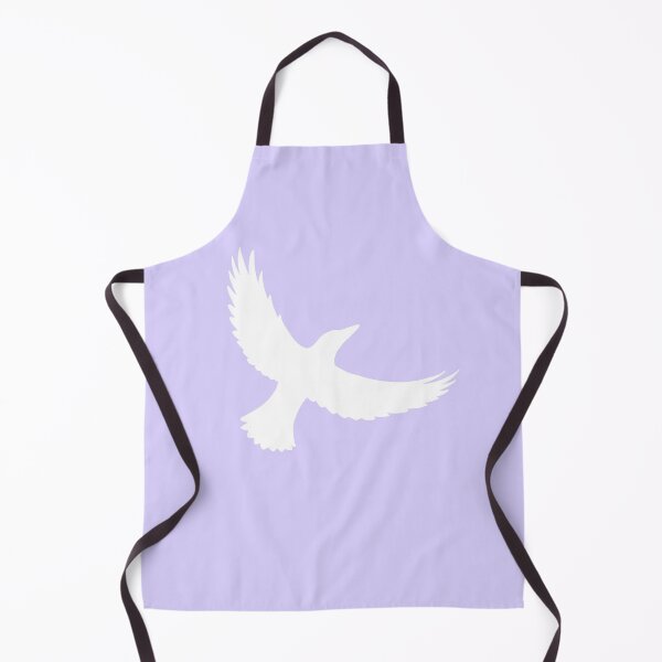 Item preview, Magpie Flight – White on Lavender designed and sold by ImperfectLife.