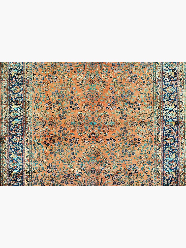 Manchester Kashan Floral Persian Carpet Print by bragova