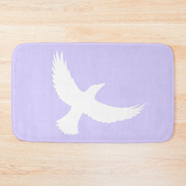Item preview, Magpie Flight – White on Lavender designed and sold by ImperfectLife.