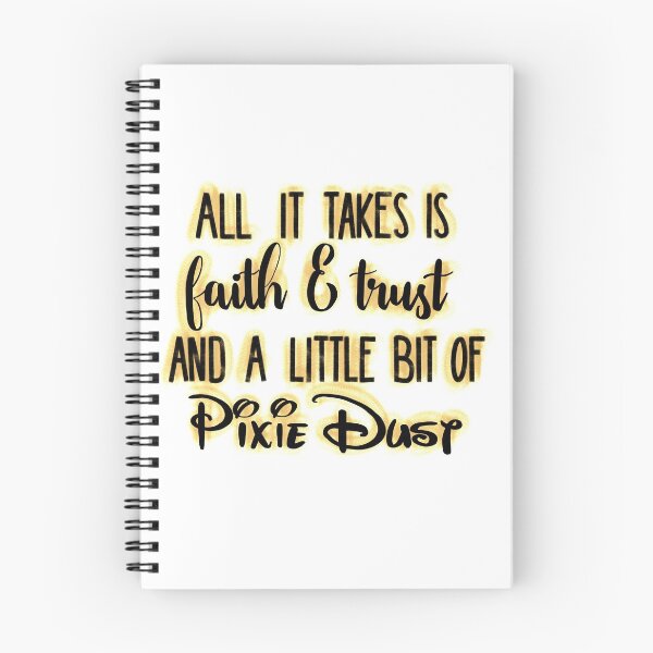 Item preview, Faith, Trust and Pixie Dust Quote designed and sold by artbykls.