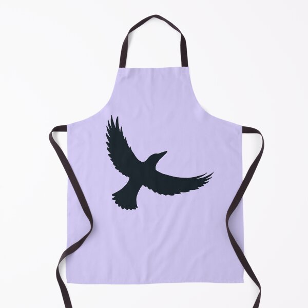 Item preview, Magpie Flight – Black on Lavender designed and sold by ImperfectLife.