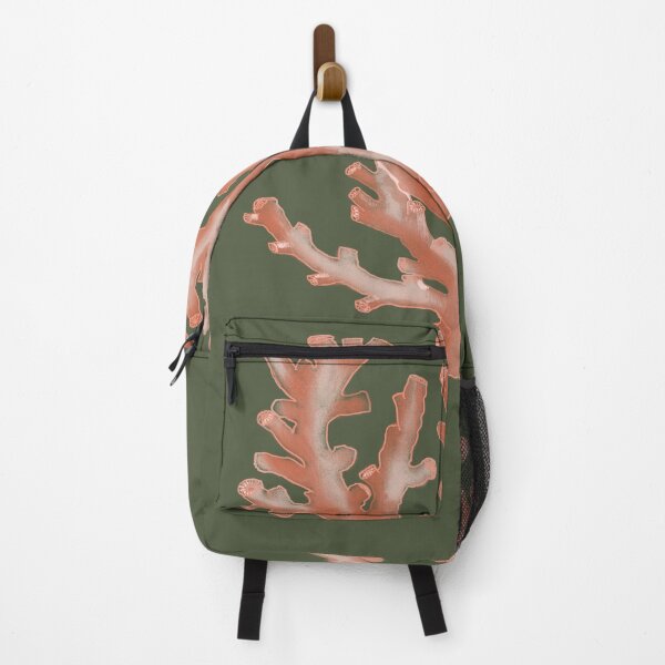 Pink coral illustration Backpack