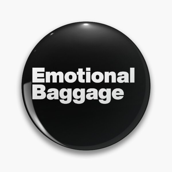 Item preview, Emotional Baggage - White Text Graphic designed and sold by TypeHaus™.