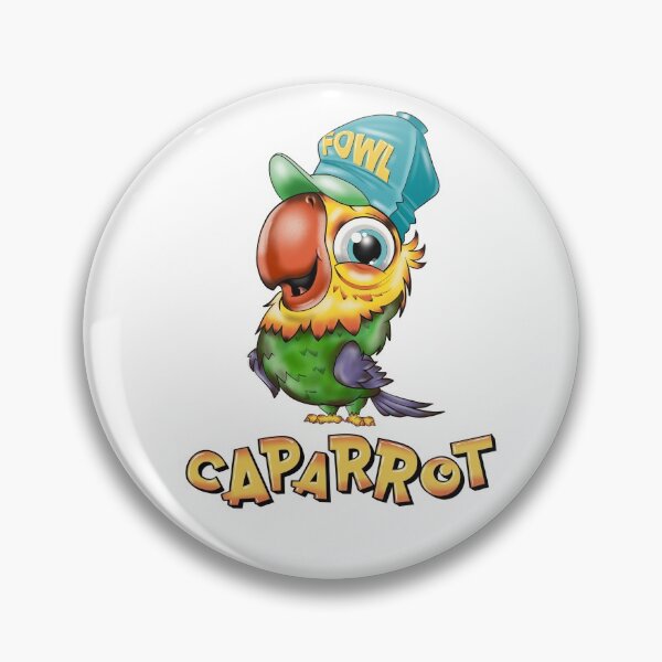 Item preview, Funny Colored Parrot designed and sold by Balazs Borzon.