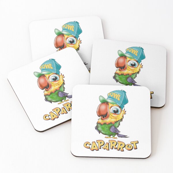 Item preview, Funny Colored Parrot designed and sold by Balazs Borzon.