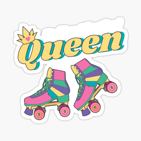 Item preview, Rollerskating Queen - Retro Rollerskating skating 70s Rollerskating Queen designed and sold by Rzelemenz.