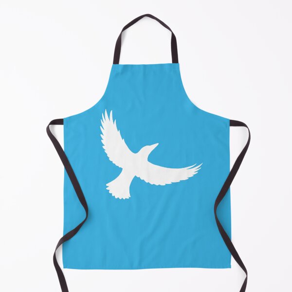Item preview, Magpie Flight – White on Sky Blue designed and sold by ImperfectLife.