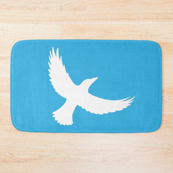 Item preview, Magpie Flight – White on Sky Blue designed and sold by ImperfectLife.