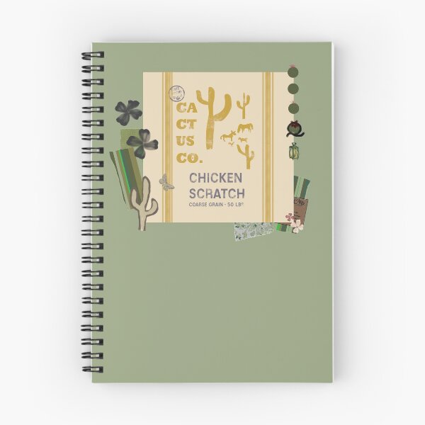 Item preview, "CACTUS CO." Retro Feedsack Collage designed and sold by LochNestFarm.