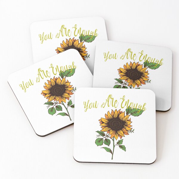 Item preview, You Are Enough : Sunflower Gifts designed and sold by SJRoil.