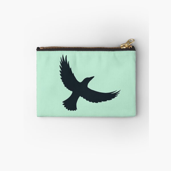 Item preview, Magpie Flight – Black on Mint Green designed and sold by ImperfectLife.
