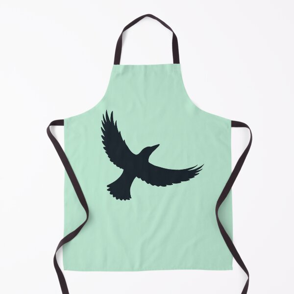 Item preview, Magpie Flight – Black on Mint Green designed and sold by ImperfectLife.