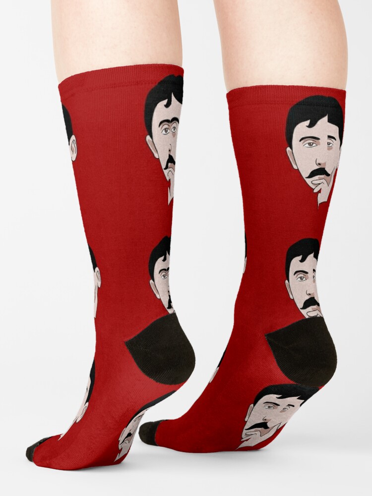 Marcel Proust Portrait | Socks