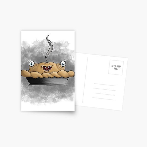 Freaky food item: Pie Postcard