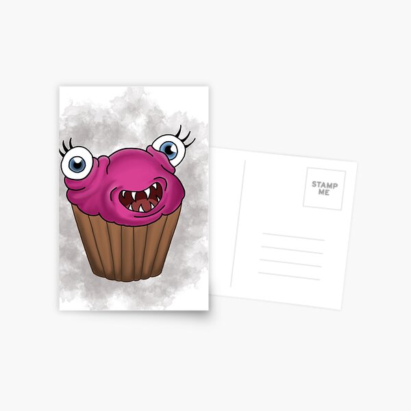 Freaky food item: Cupcake Postcard